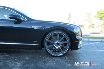 Bentley Flying Spur with 24in Forgiato Concavo Wheels