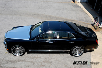 Bentley Mulsanne with 22in Lexani LF722 Wheels