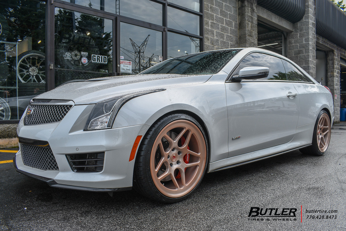 Cadillac ATS-V with 20in Vossen LC-104 Wheels