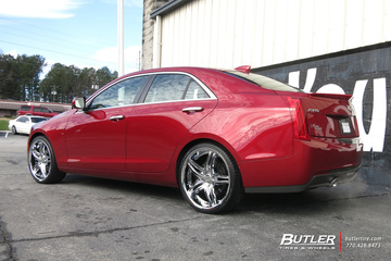 Cadillac ATS with 20in Status Haze Wheels