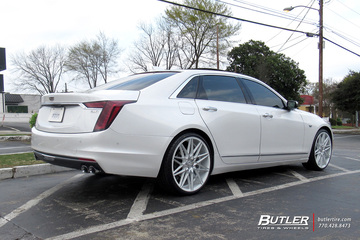 Cadillac CT6 with 22in Axe ZX4 Wheels