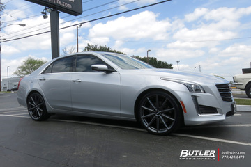 Cadillac CTS with 20in Vossen VFS10 Wheels