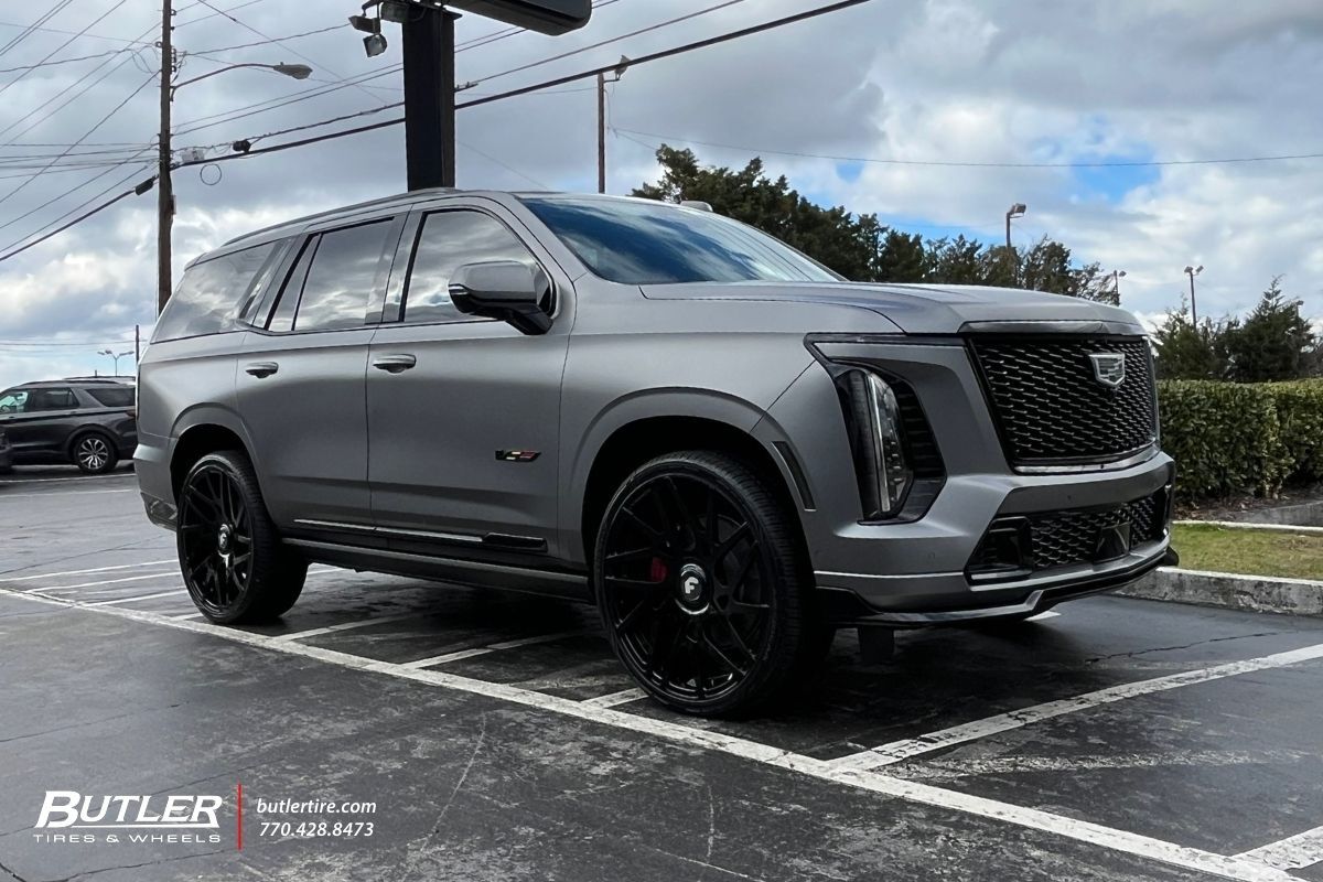 Cadillac Escalade V with 26in Forgiato Wheels