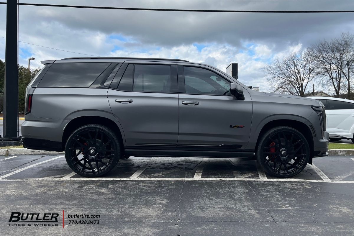 Cadillac Escalade V with 26in Forgiato Wheels