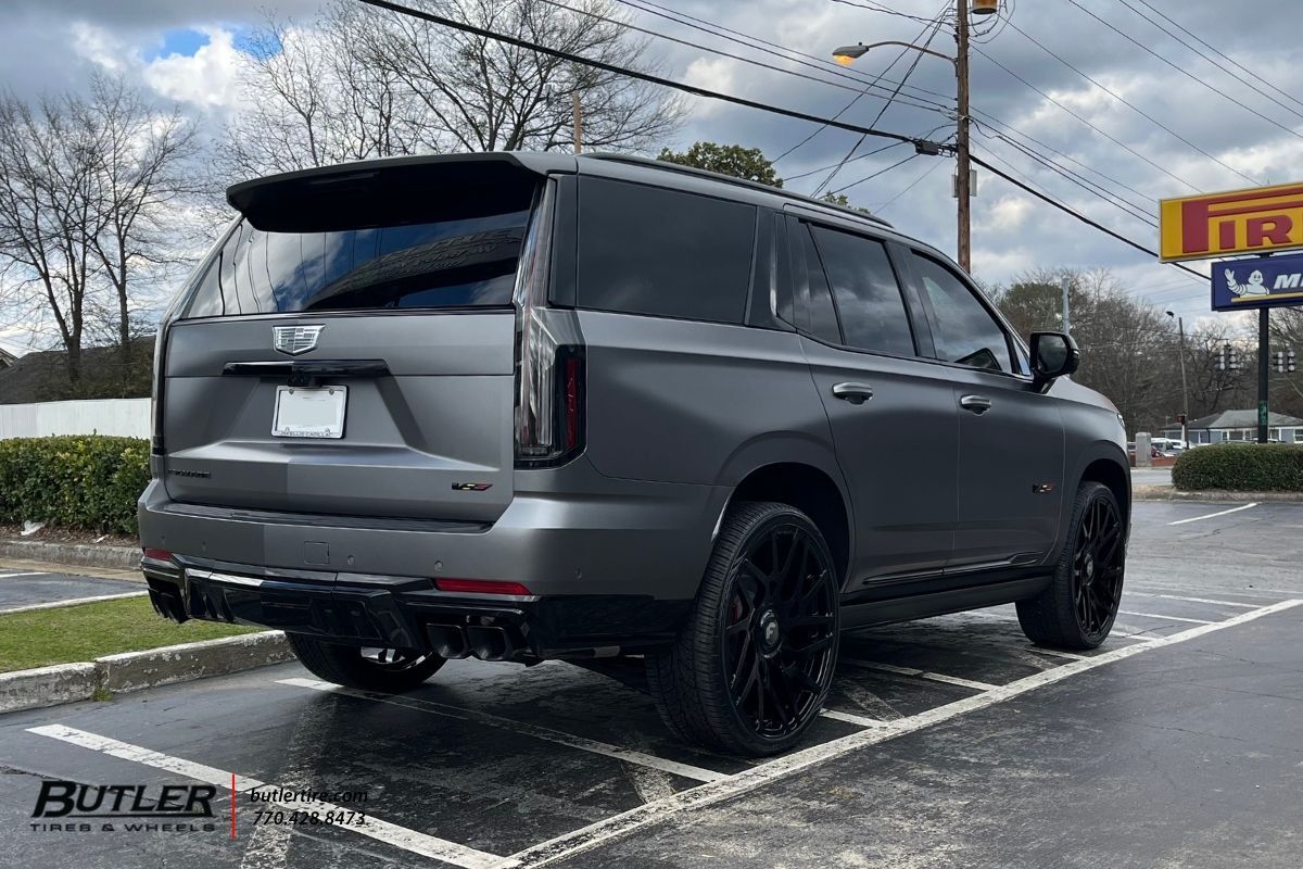 Cadillac Escalade V with 26in Forgiato Wheels