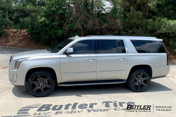 Cadillac Escalade with 22in Vossen HF6-2 Wheels