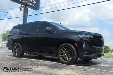Cadillac Escalade with 22in Vossen HF6-4 Wheels
