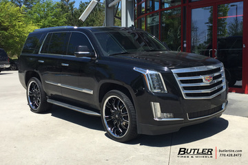 Cadillac Escalade with 24in Lexani LSS10 Wheels