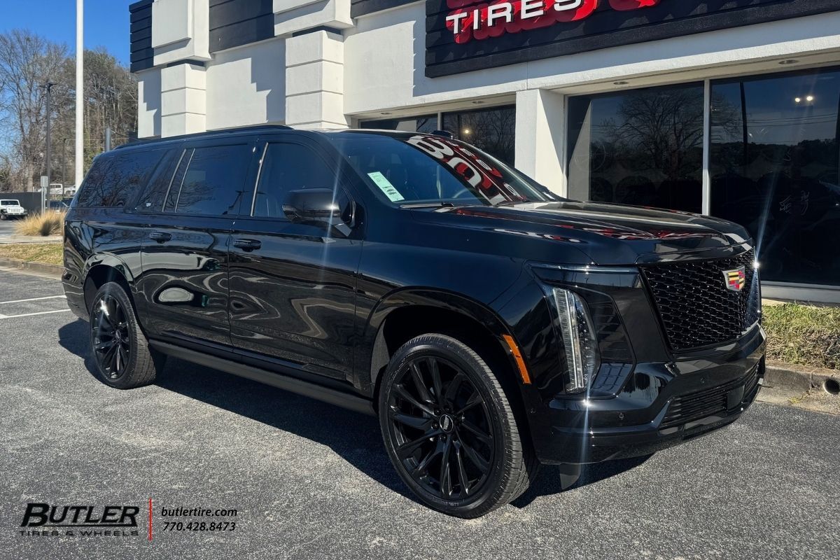 Cadillac Escalade with 24in Onyx PR213 Wheels
