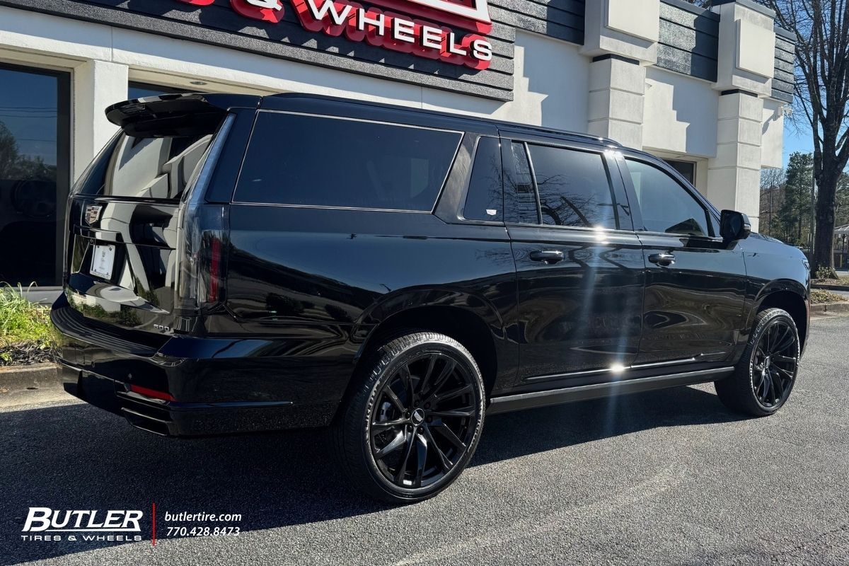 Cadillac Escalade with 24in Onyx PR213 Wheels