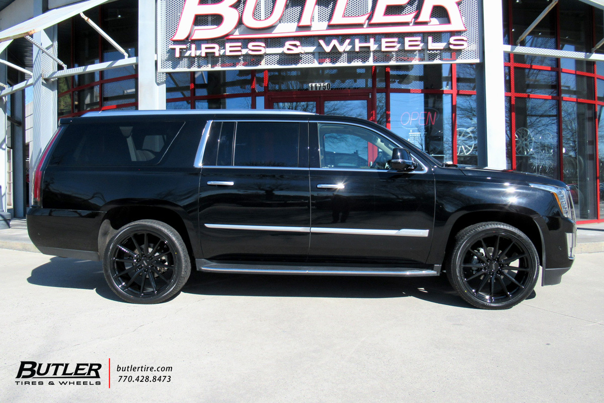 Cadillac Escalade with 24in Vossen HF6-1 Wheels