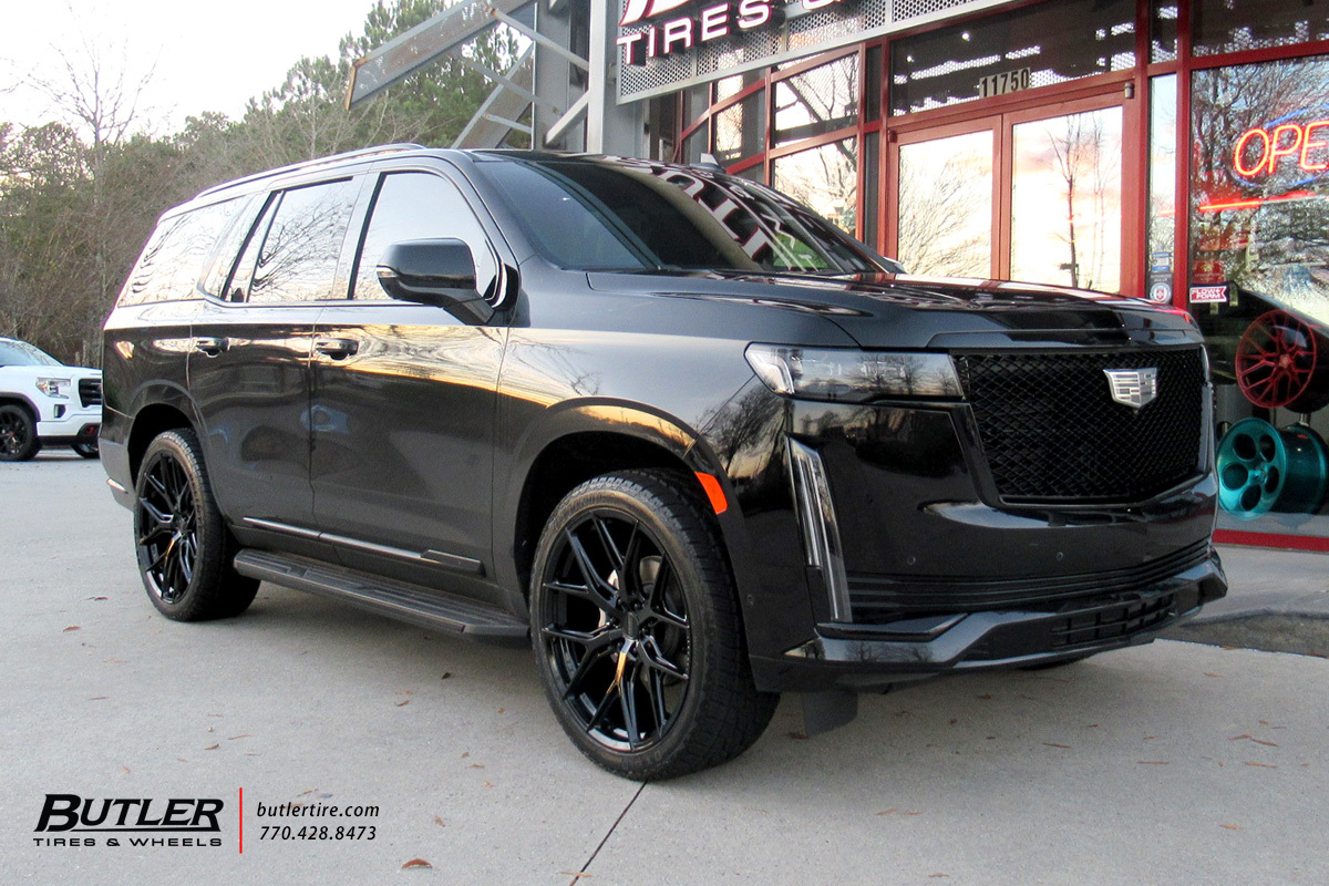 Cadillac Escalade with 24in Vossen HF6-4 Wheels