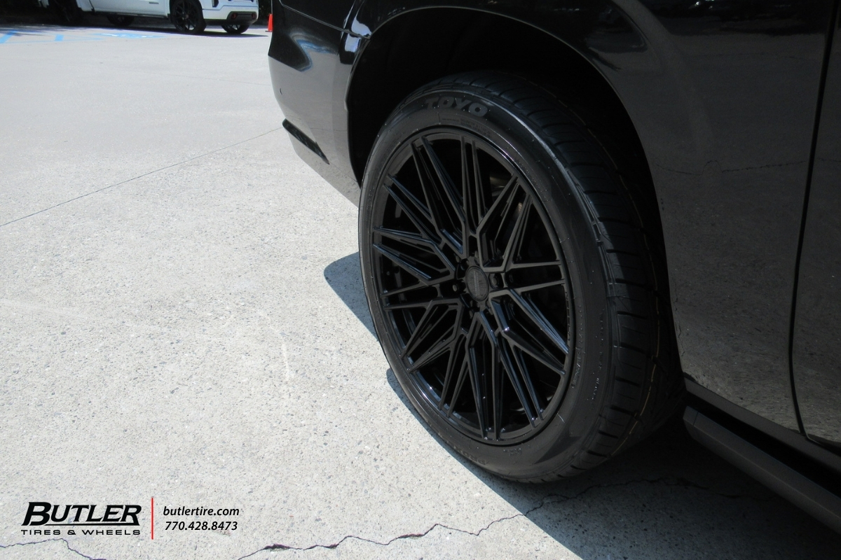 Cadilaac Escalade with 24in Vossen HF65 wheels and Toyo Tires