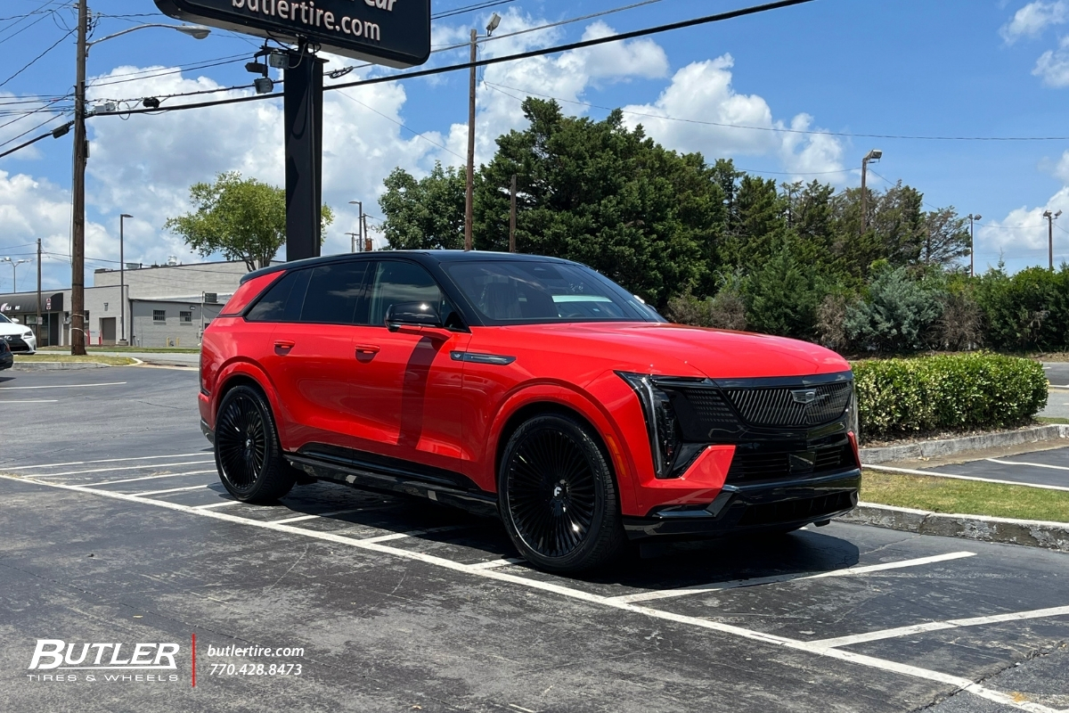 Cadillac Escalade IQ with 26in Forgiato Trimestre wheels and Lexani LX30 tires