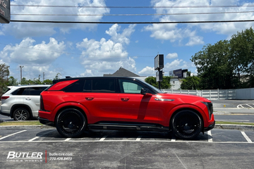 Cadillac Escalade IQ with 26in Forgiato Trimestre wheels and Lexani LX30 tires