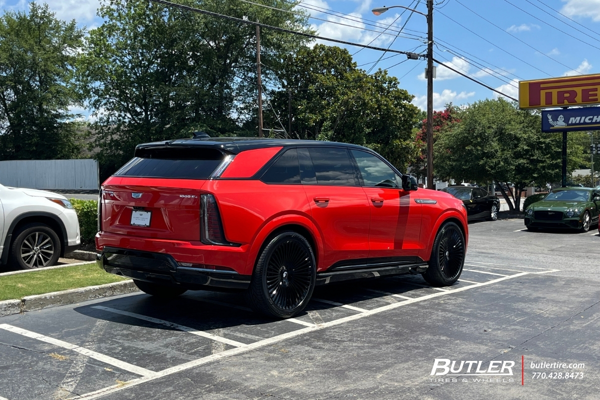 Cadillac Escalade IQ with 26in Forgiato Trimestre wheels and Lexani LX30 tires