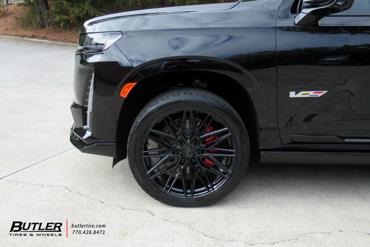 Cadillac Escalade V with 24in Vossen HF6-5 Wheels