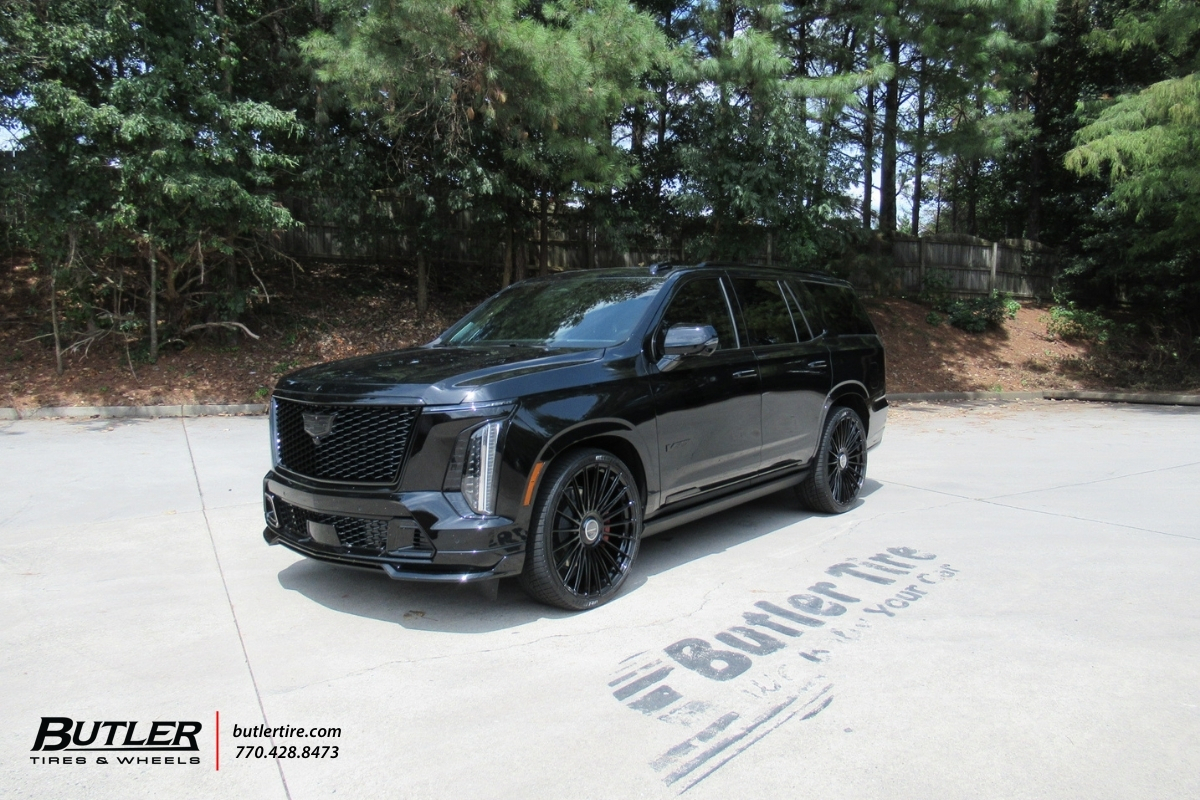Cadillac Escalade V with 26in Vossen HF8 Wheels