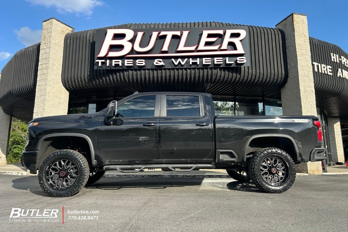 Chevrolet 2500 with  Wicked W938 Wheels