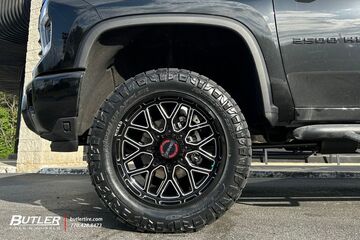 Chevrolet 2500 with  Wicked W938 Wheels