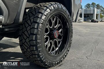 Chevrolet 2500 with  Wicked W938 Wheels