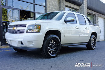 Chevrolet Avalanche with 20in Black Rhino Armour Wheels