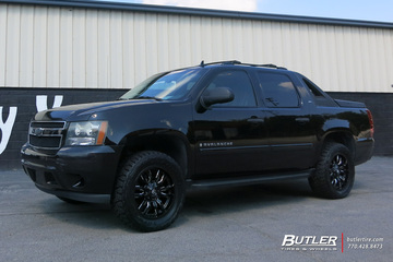Chevrolet Avalanche with 20in Fuel Sledge Wheels