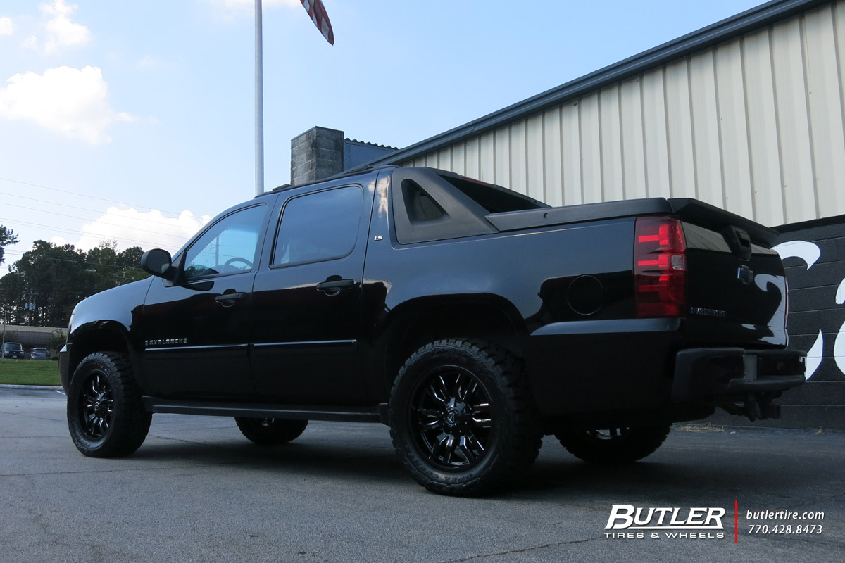 Chevrolet Avalanche with 20in Fuel Sledge Wheels