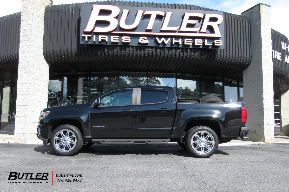 Chevrolet Colorado with 20in Fuel Hostage Wheels