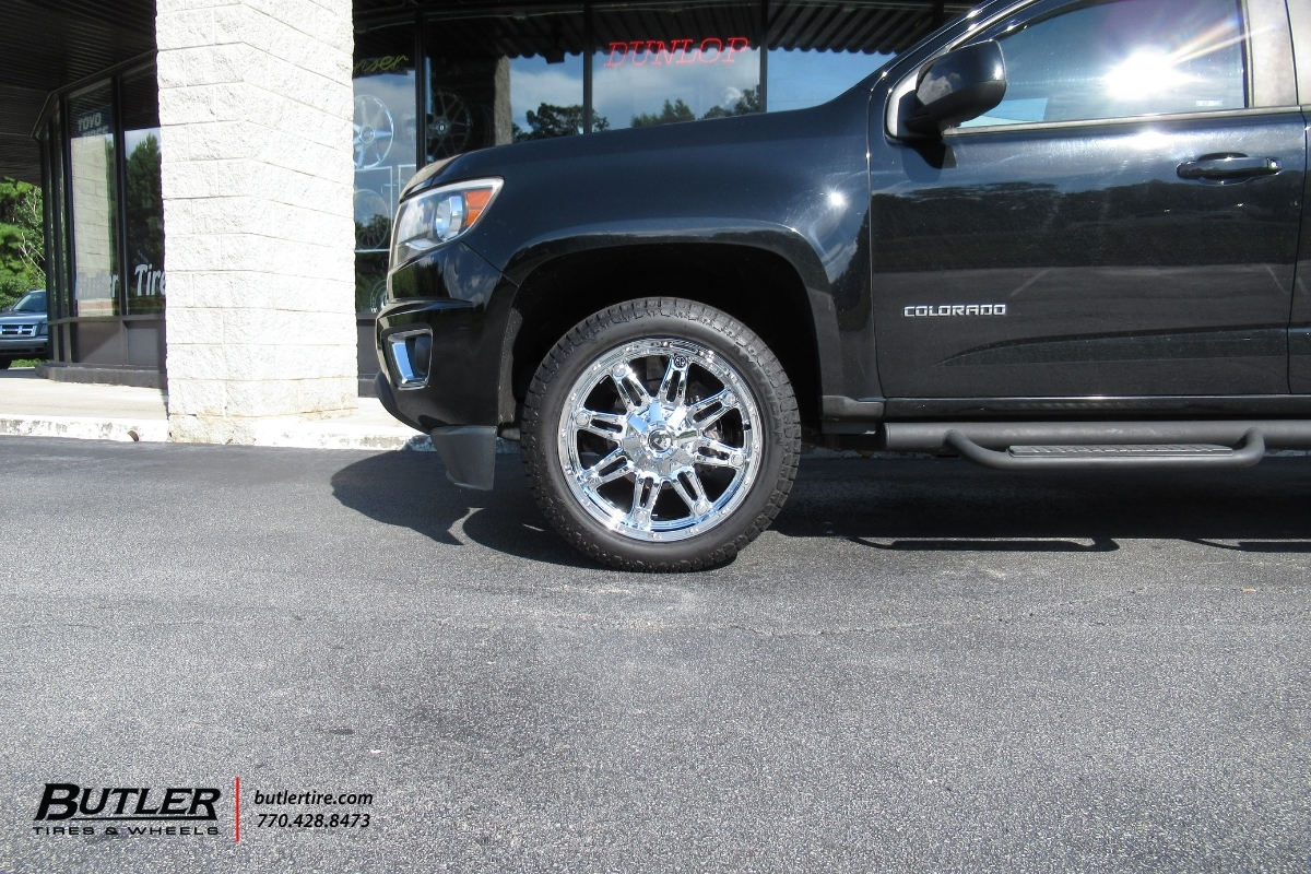 Chevrolet Colorado with 20in Fuel Hostage Wheels