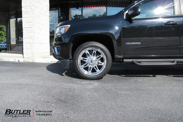 Chevrolet Colorado with 20in Fuel Hostage Wheels
