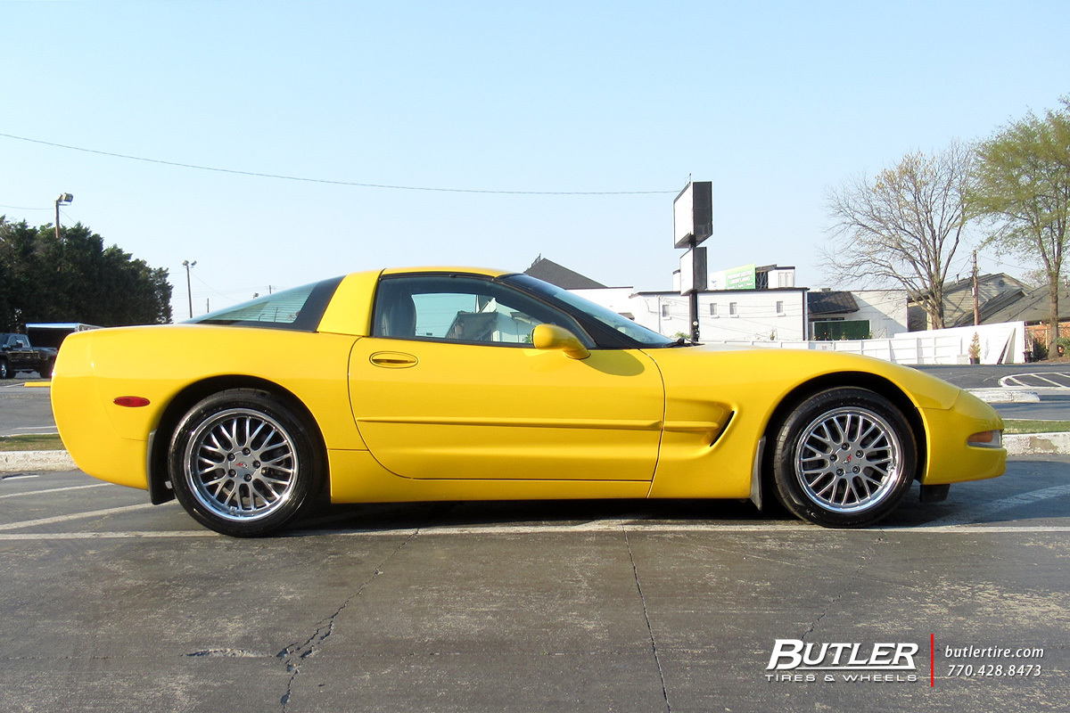 Chevrolet Corvette with 18in Cray Manta Wheels