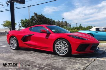 Chevrolet Corvette with 19in 20in Vossen HF-7 Wheels