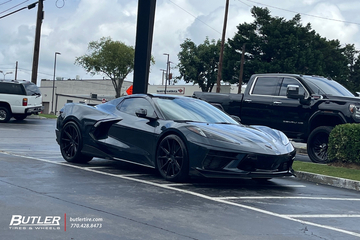 Chevrolet Corvette with 20/21 in Vossen HF3 Wheels
