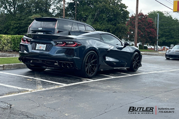 Chevrolet Corvette with 20/21 in Vossen HF3 Wheels