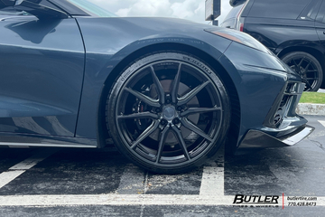 Chevrolet Corvette with 20/21 in Vossen HF3 Wheels