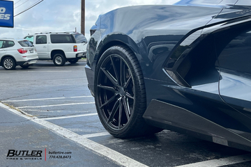 Chevrolet Corvette with 20/21 in Vossen HF3 Wheels