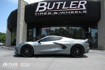 Chevrolet Corvette with 21in Forgiato Blocco Wheels