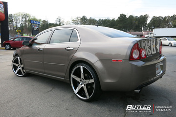 Chevrolet Malibu with 22in Lexani Invictus Wheels