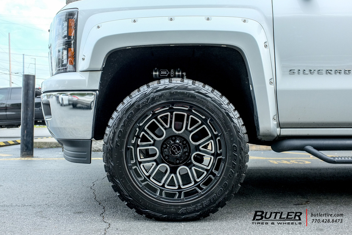 Chevrolet Silverado with 20in Black Rhino Pismo Wheels exclusively from ...