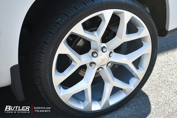 Chevrolet Silverado with 26in OE Snowflake Wheels