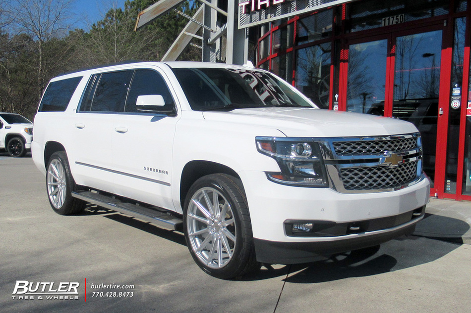 Chevrolet Suburban with 24in Vossen HF6-1 Wheels exclusively from ...