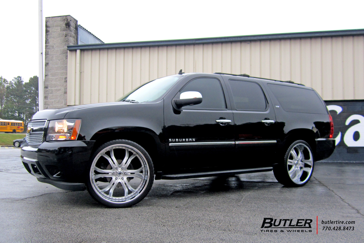 Chevrolet Suburban with 26in Asanti AF176 Wheels