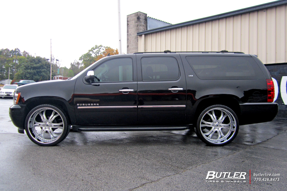 Chevrolet Suburban with 26in Asanti AF176 Wheels