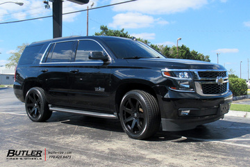 Chevrolet Tahoe with 22in Black Rhino Mozambique Wheels