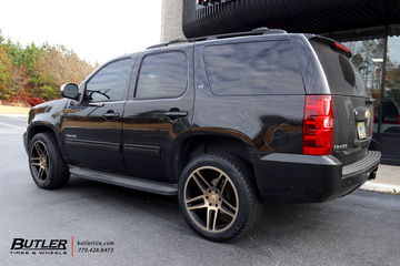 Chevrolet Tahoe with 22in Black Rhino Safari Wheels