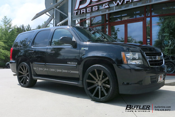 Chevrolet Tahoe with 22in DUB Shot Calla Wheels