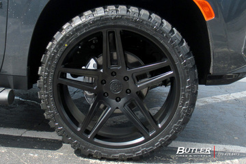 Chevrolet Tahoe with 24in Black Rhino Safari Wheels
