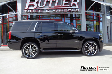 Chevrolet Tahoe with 24in Lexani LSS10 Wheels