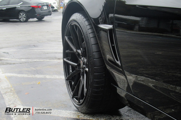 Chevrolet Corvette with 19in Savini SV-F6 Wheels and Michelin Super Sport Tires